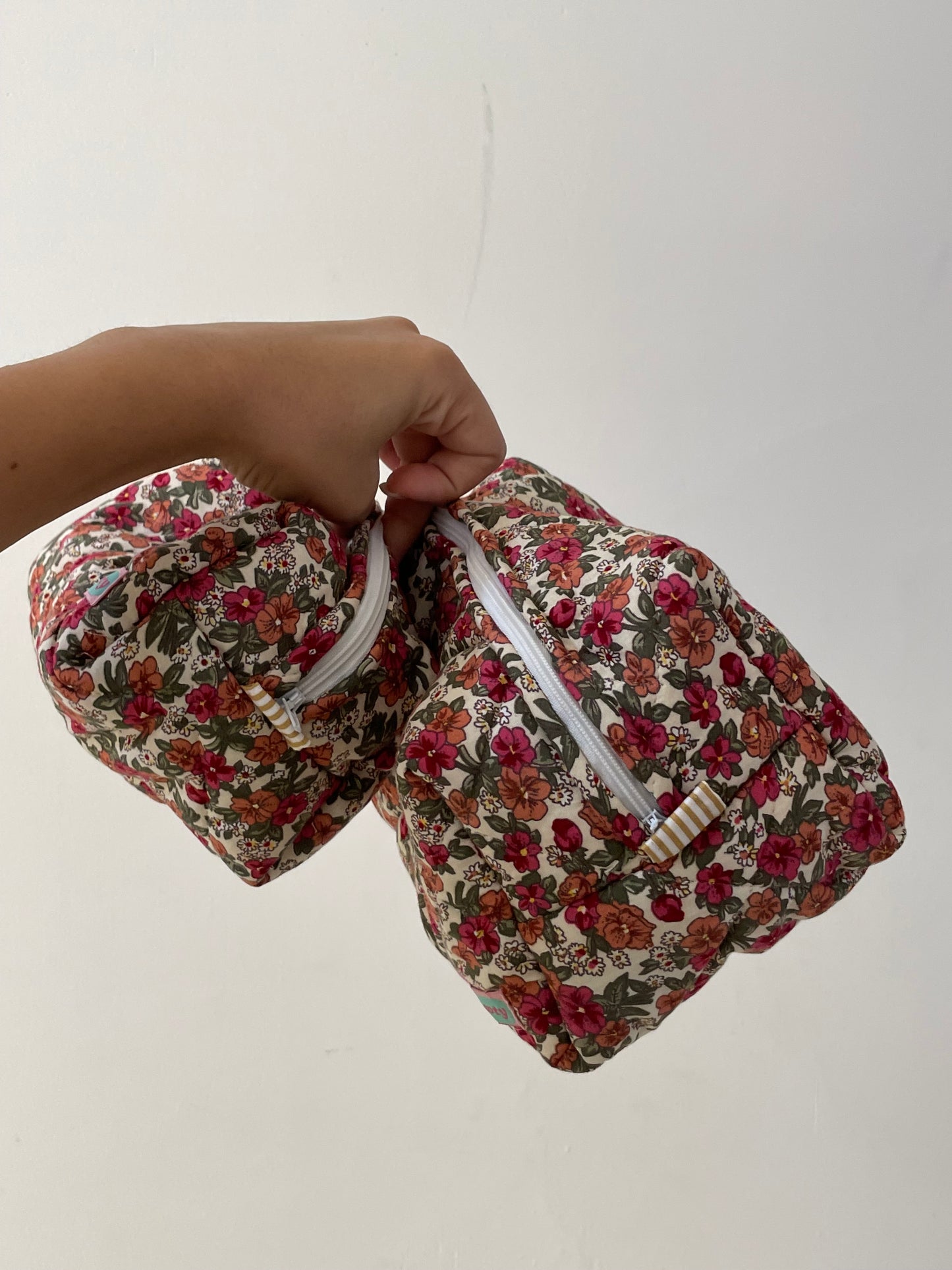 Chestnut Floral Pouch