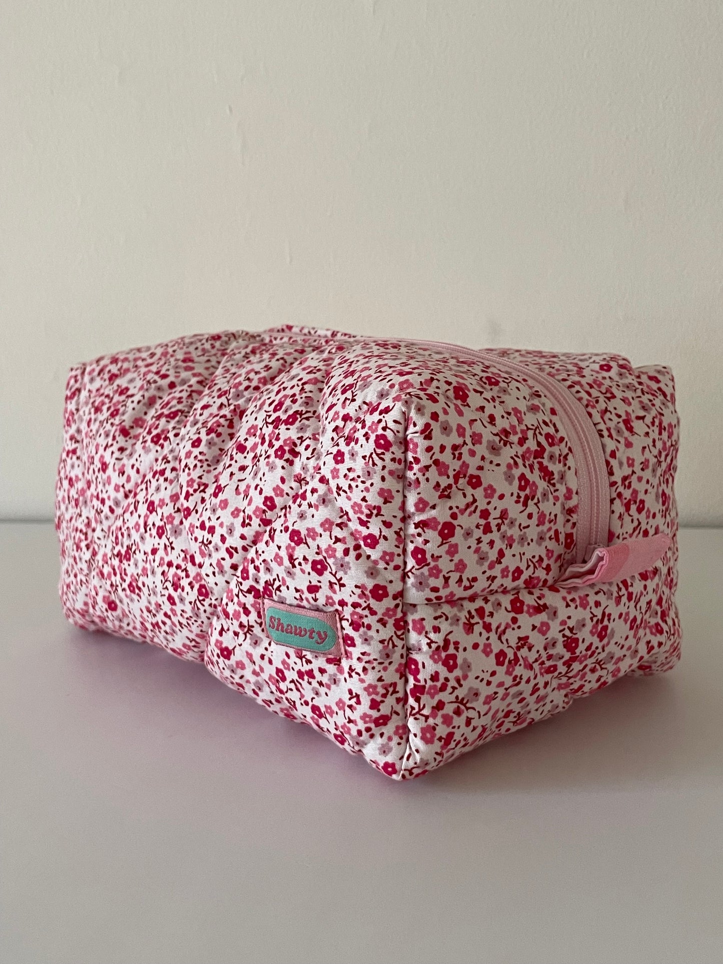 Pink Floral Pouch